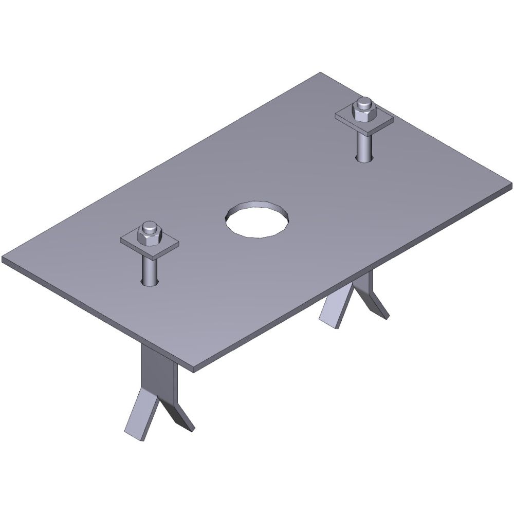 Came - Pièce Détachée Coulissant Base d'ancrage motoréducteur - BY1500T (RIY053)