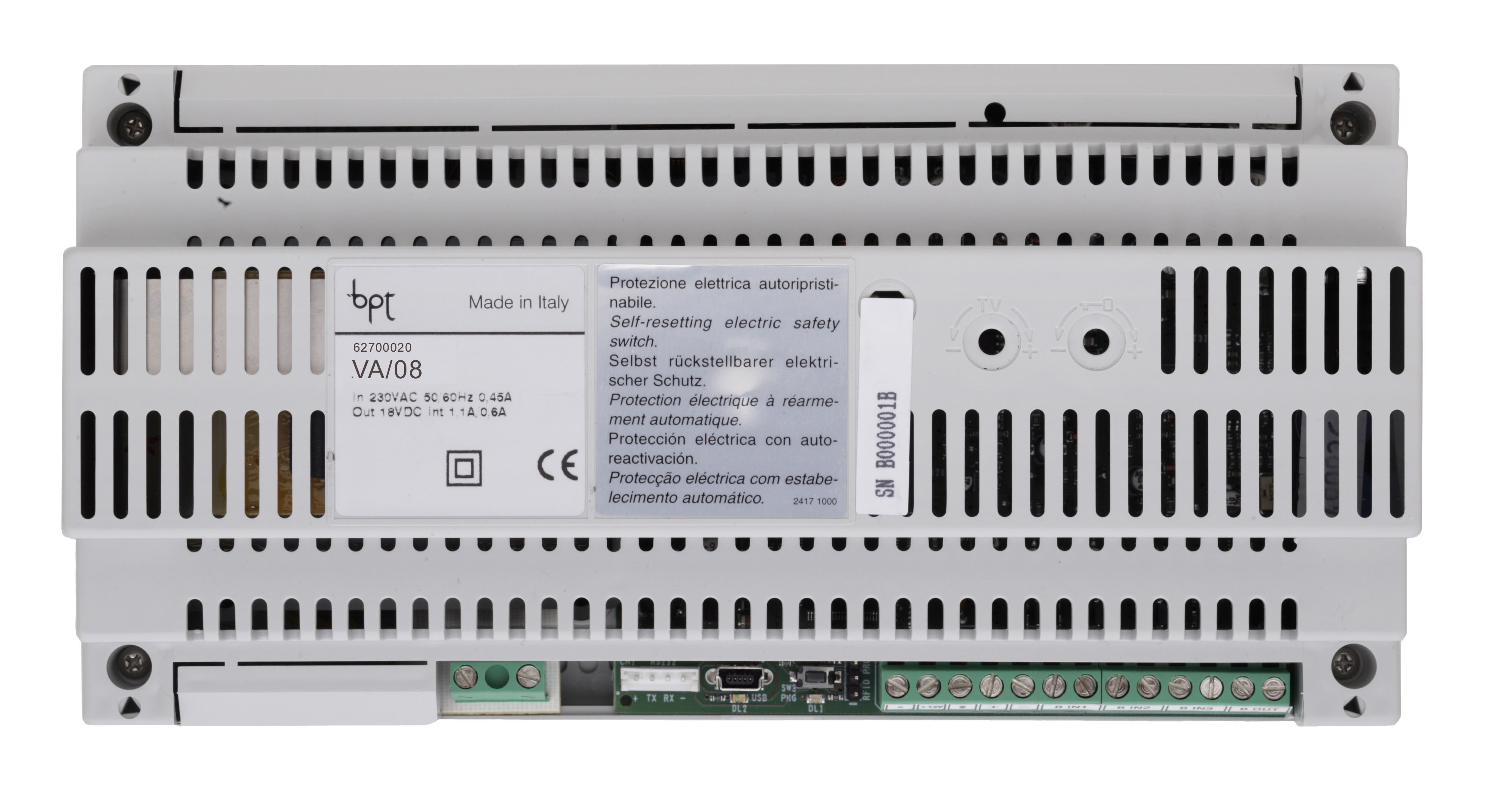 Came - Interphonie Bus XI Alimentation systèmes portiers vidéo XIP 18 VDC 1100 mA