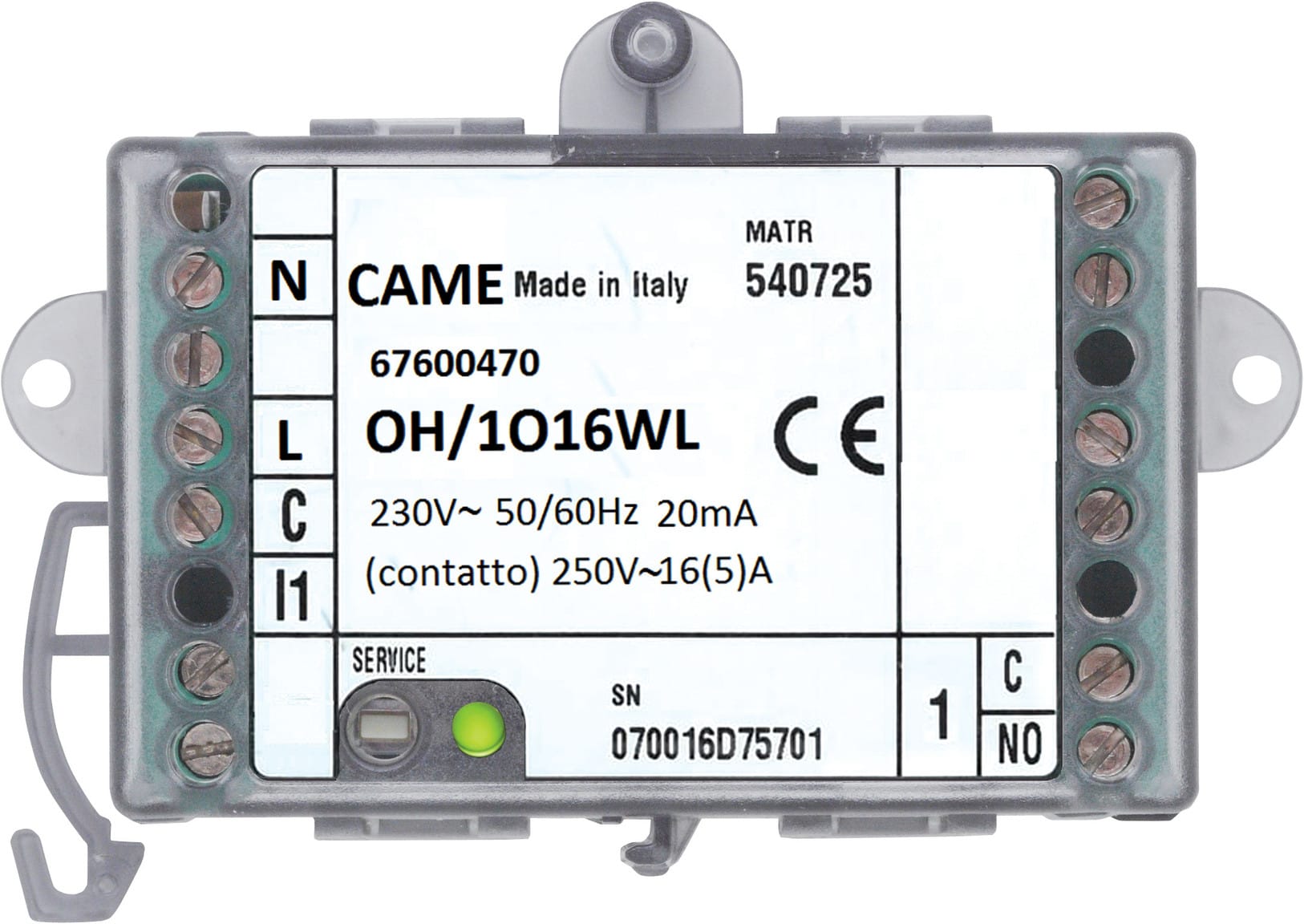 Came - Domotique Sans Fil Module 1 sortie numérique radio