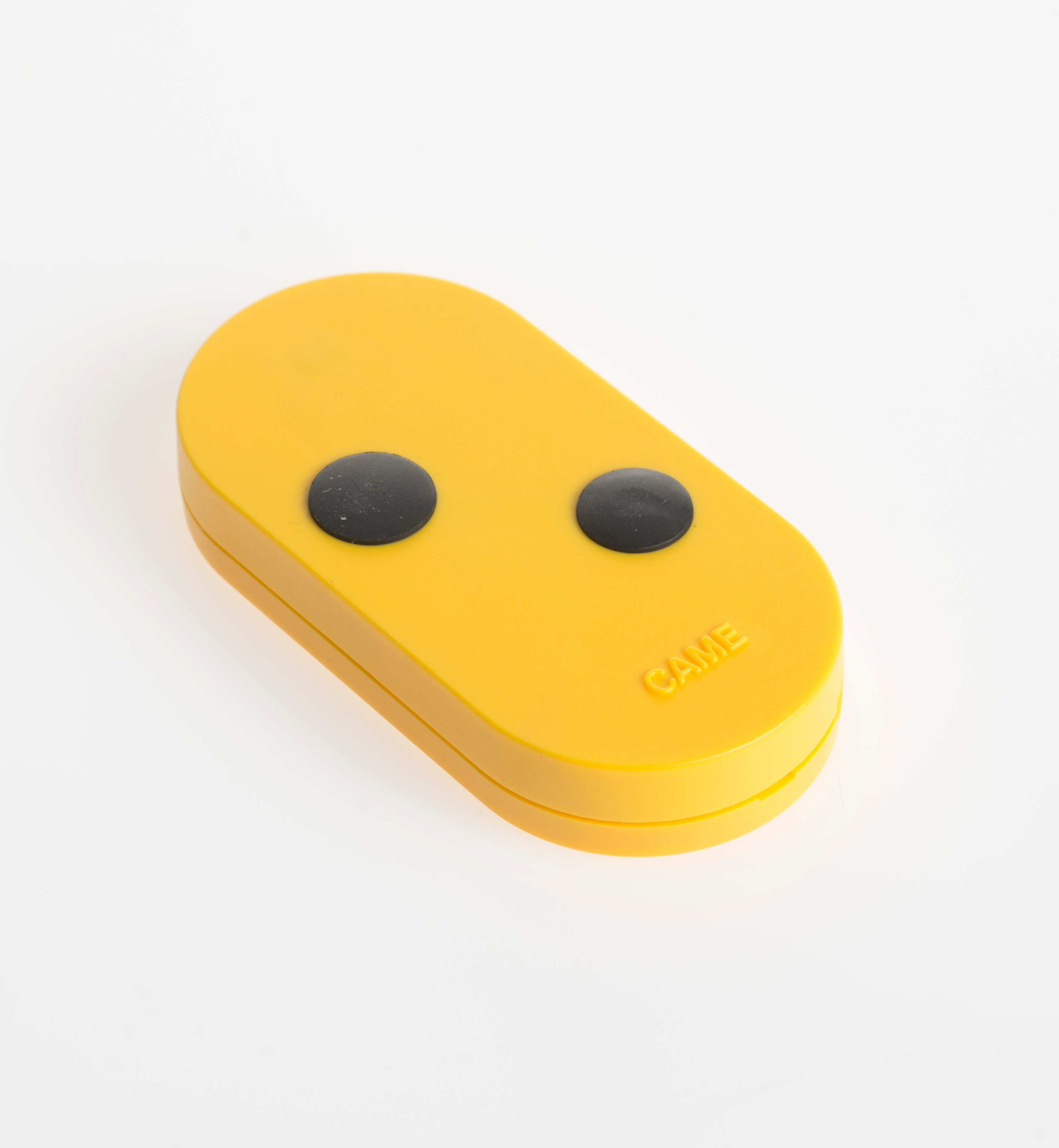 Came - Acc.Comm. Transmetteur 2 canaux double fréquence cofixe jaune