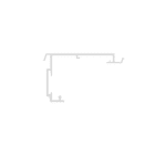 Came - Porte Automatique Profil FLUO Profil caisson anodisé 6620 mm