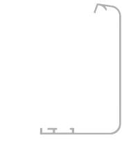 Came - Porte Automatique FLUO Profil Carte électronique brut 6620 mm