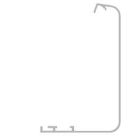 Came - Porte Automatique FLUO Profil Carte électronique brut 6620 mm