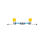 Came - Porte Automatique Profil S30 Vantaux 1m+1m L1560-H2490 mm