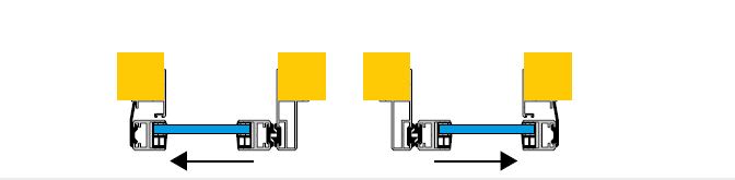 Came - Porte Automatique Profil S30 Vantail 1m L1560-H2490 mm