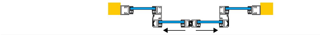 Came - Porte Automatique Profil S30 Vantaux 2m+2f L3000-H2520 mm