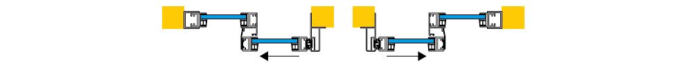 Came - Porte Automatique Profil S30 Vantaux 1m+1f L3000-H2520 mm