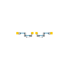 Came - Porte Automatique Profil S30 Vantaux 1m+1f L3000-H2520 mm