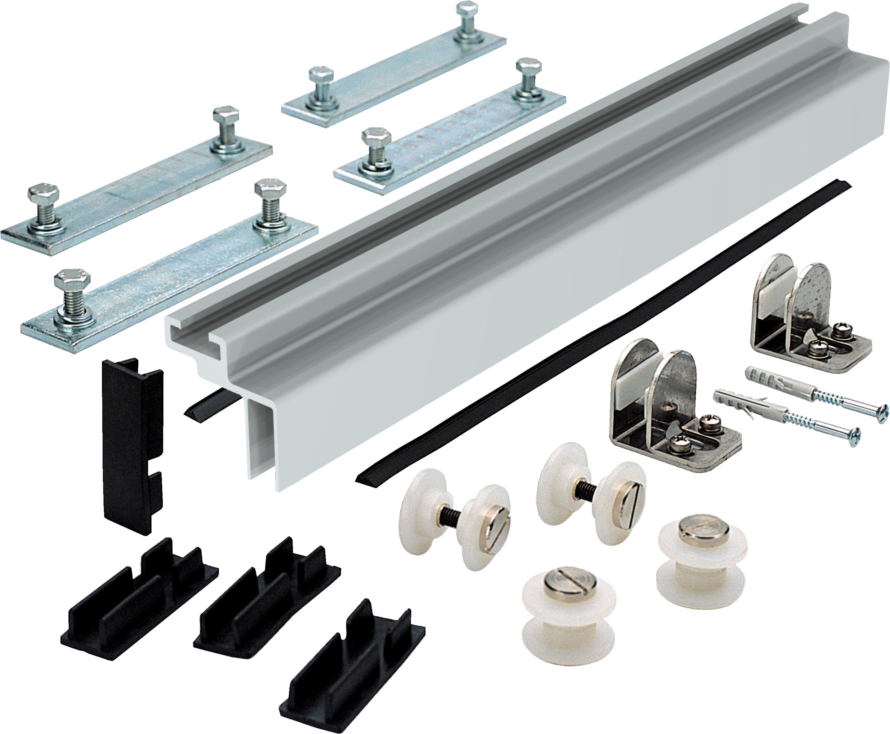 Came - Fixation vantail verre téléscopique L=2000mm