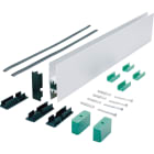 Came - Profil inférieur vantail verre L=2000mm