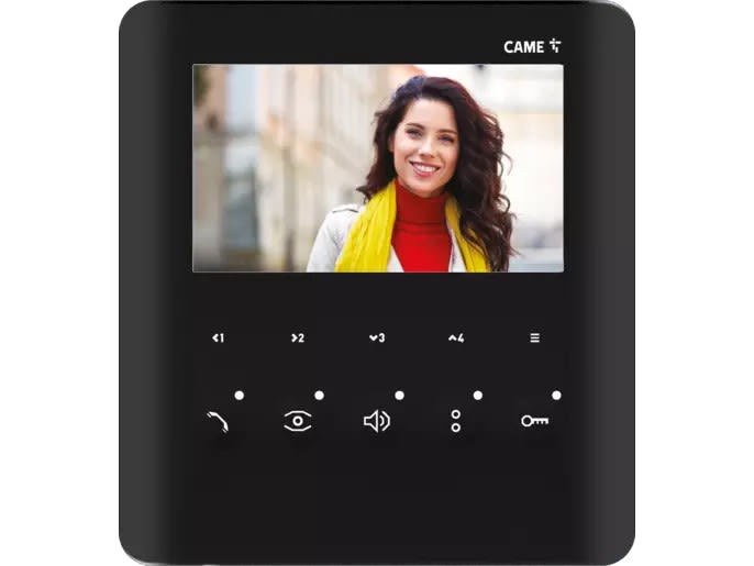 Came - Interphonie Bus X1 X2 PLX V Portier vidéo mains libres X1 sans boucle noir