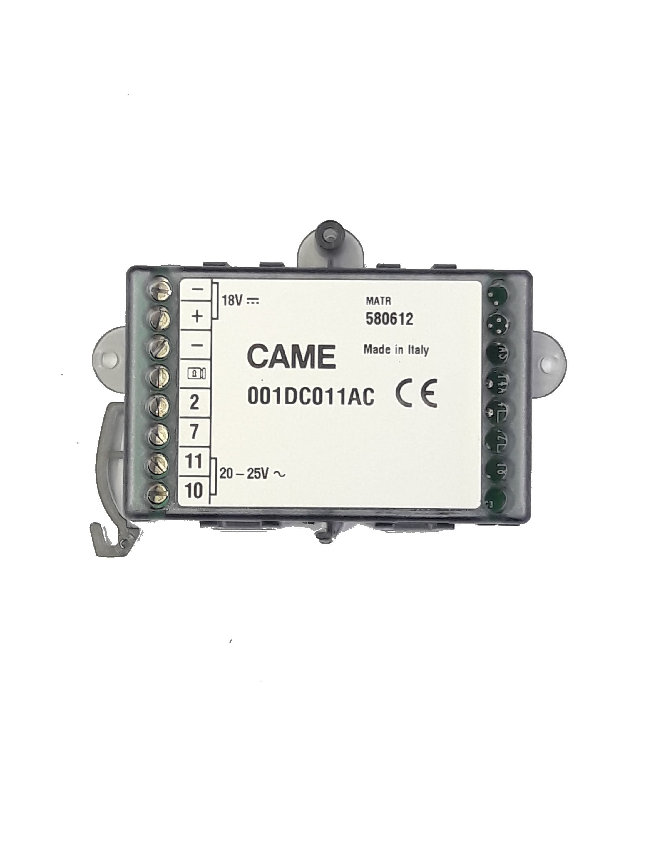 Came - Accessoire Interphonie BPT Convertisseur tension 24VAC/18VDC 1A