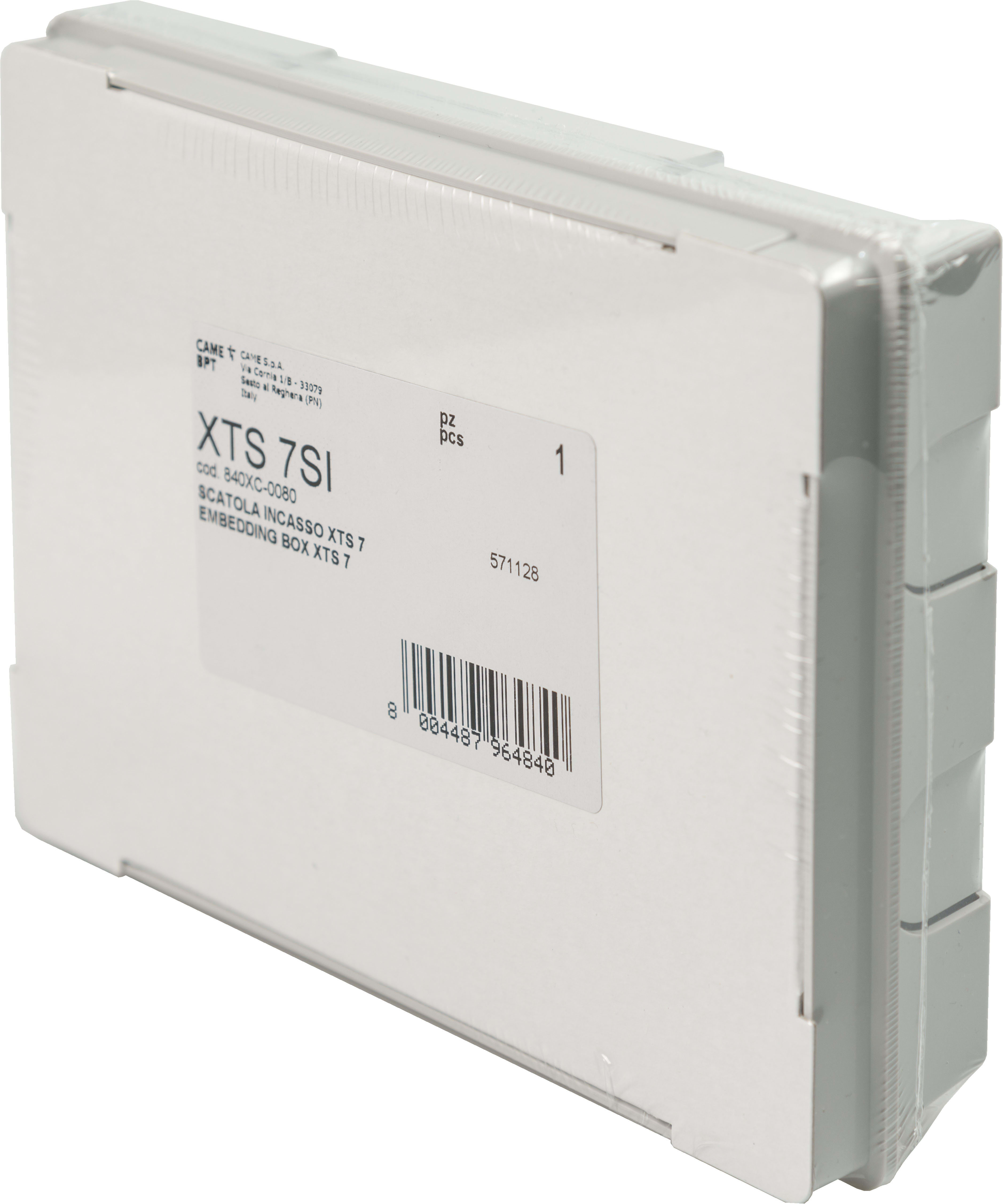 Came - Acc. Interphonie BPT Boîtier d?encastrement moniteurs XTS 7 sceller