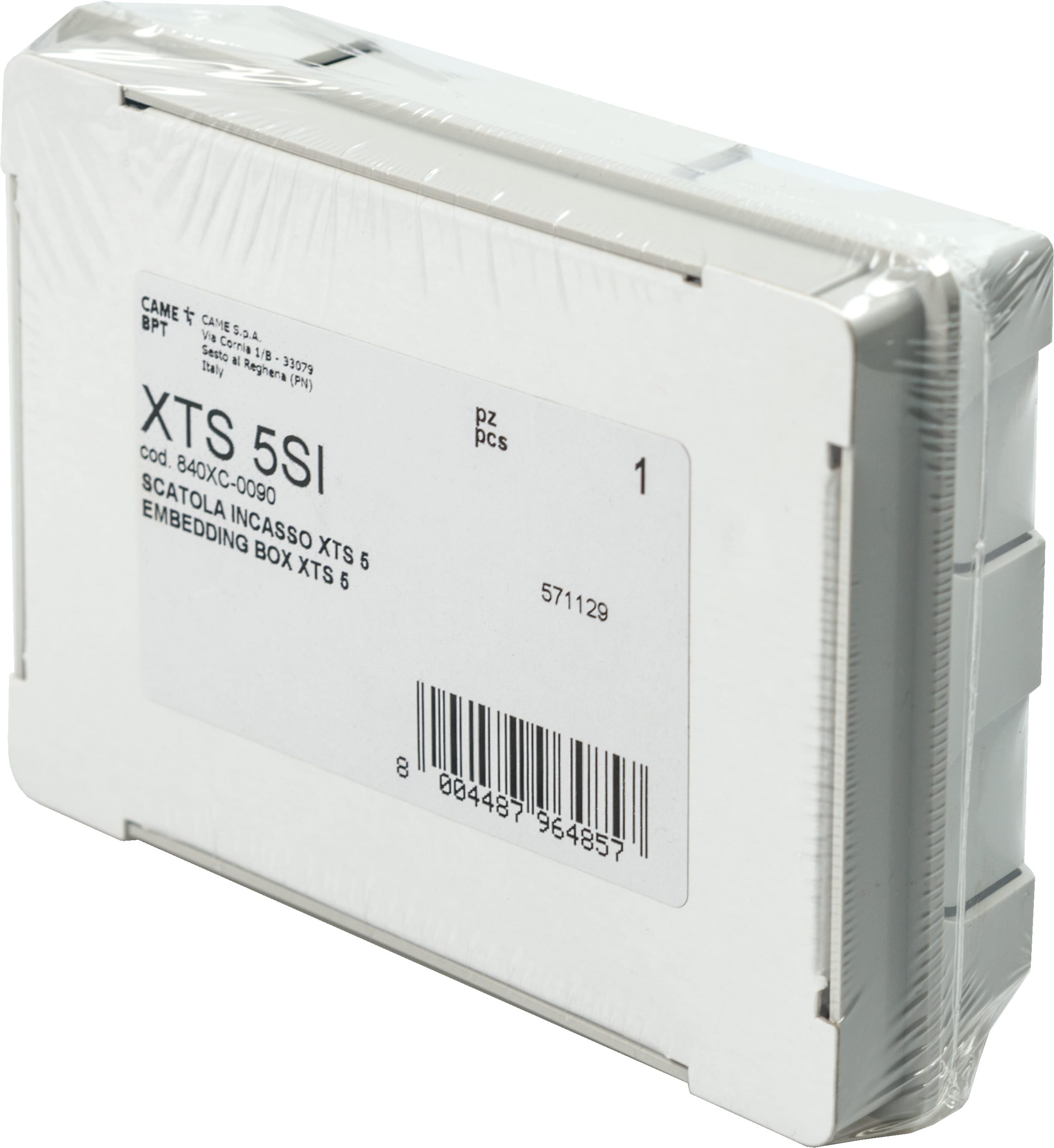 Came - Interphonie IP Boîtier d?encastrement moniteurs XTS 5 sceller