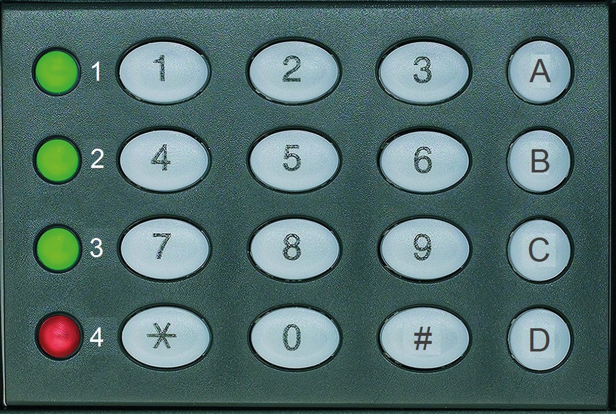 Came - PXKIN - Clavier encastré noir