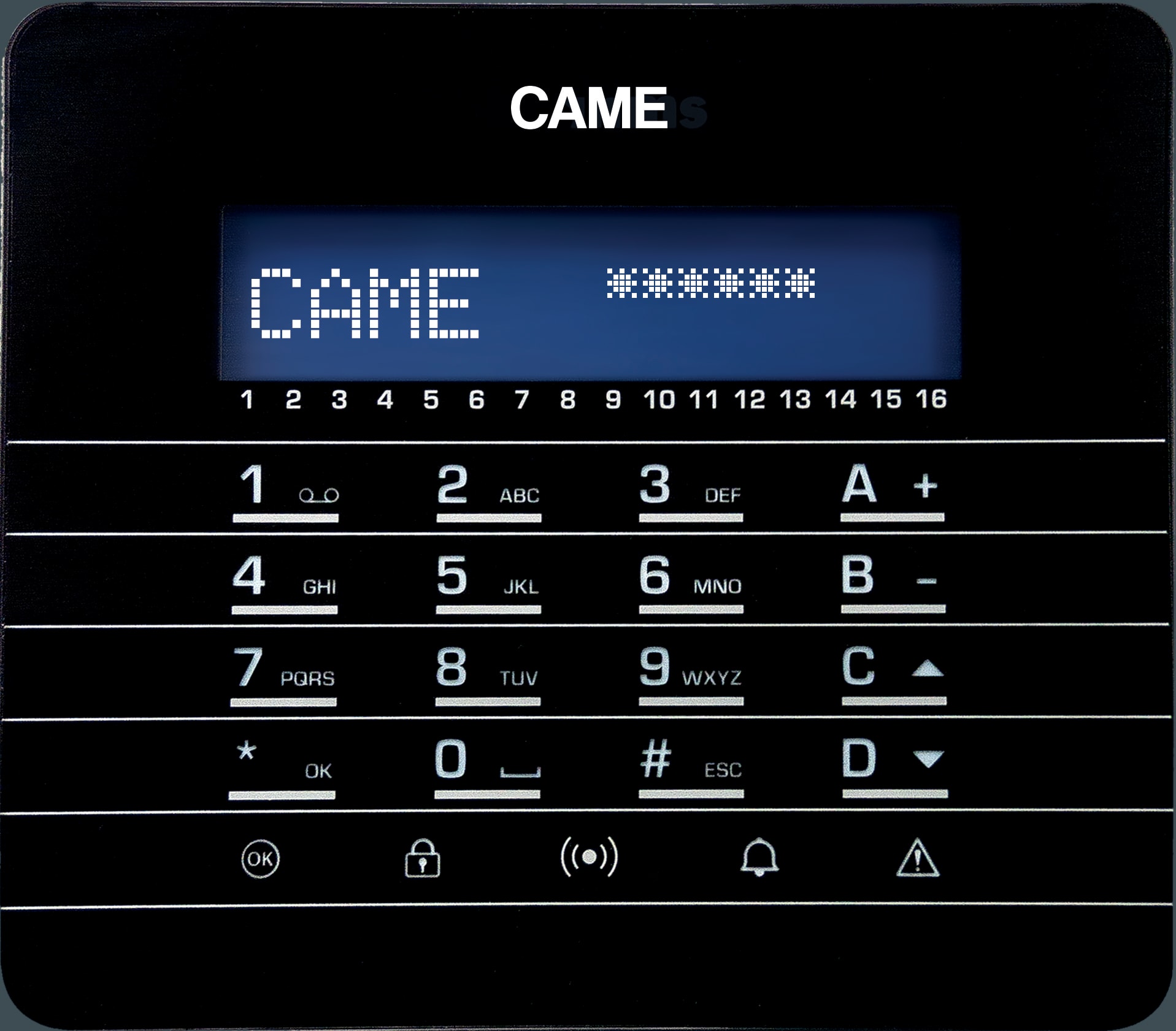 Came - Clavier LCD, avec touches à effleurement