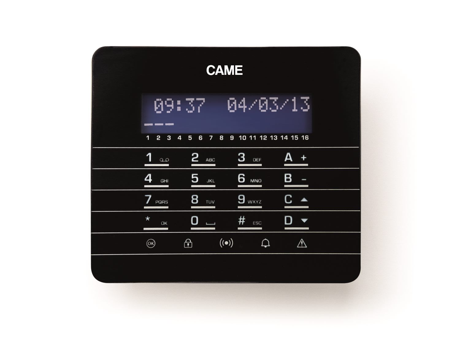 Came - PXWKTN01 - Clavier saillie radio noir