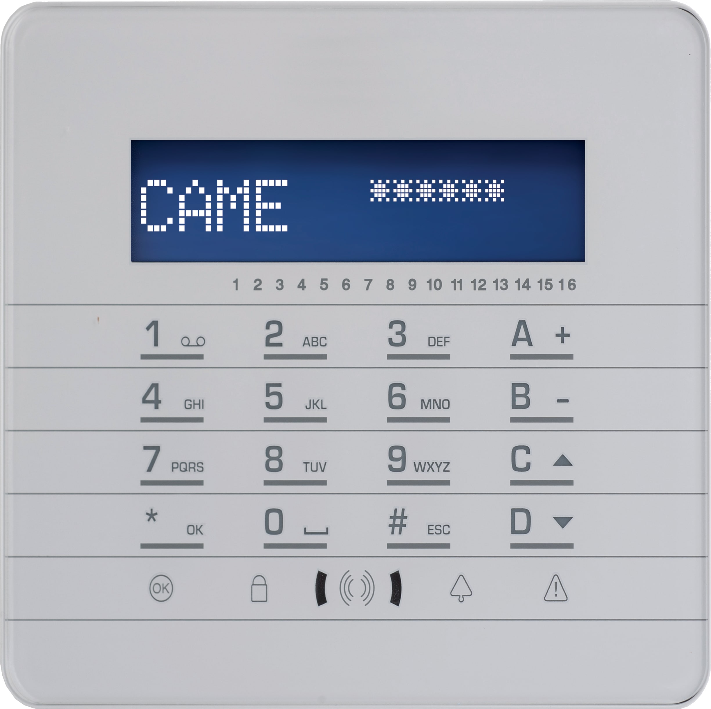 Came - Clavier blanc fil Système PXC2