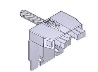 Came - Pièce Détachée Coulissant Groupe fin course gris foncé