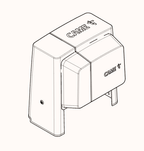 Came - Pièce Détachée Coulissant Groupe Couvercle BX gris foncé