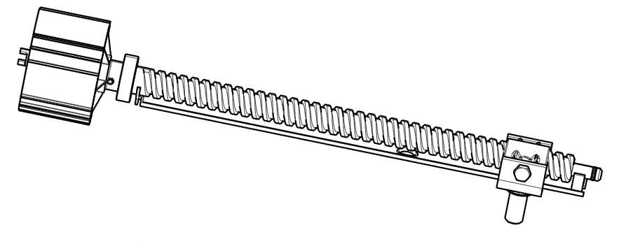 Came - Pièce Détachée Battant Vis sans fin AX302304 AX3024 AX4023
