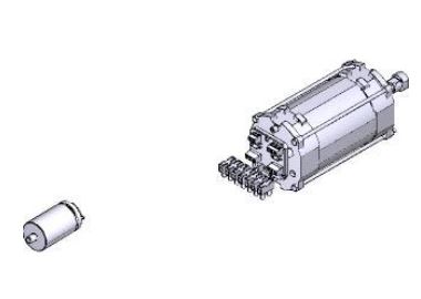Came - Pièce Détachée Battant Groupe Moteur Série AXO 230V lent