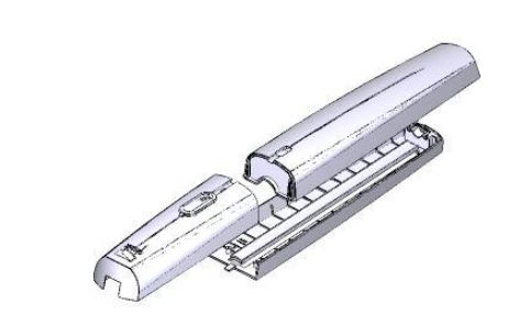 Came - Groupe plastiques externes RAL7030 SWN25