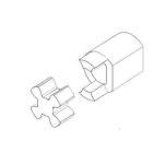 Came - Pièce Détachée Battant Joint transmission + pignon A1824