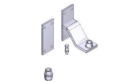 Came - Pièce Détachée Battant Boite Accessoires Série AXO 5/7