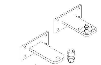 Came - Pièce Détachée Battant Boîte Accessoires Série AMICO