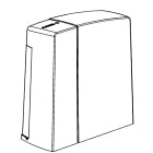 Came - Pièce Détachée Coulissant Couvercle RAL7024 BXV haut foncé