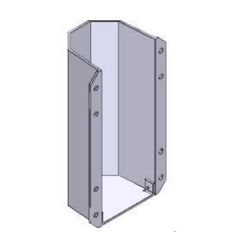 Came - Pièce Détachée Barriere Parking Bride fixation lisse Barrière G5000