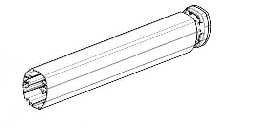 Came - Pièce Détachée Battant Profil fixe avec capuchon ATS30