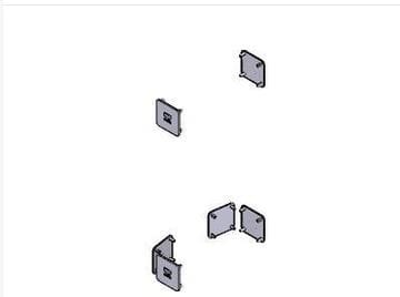 Came - Pièce Détachée Barriere Parking Cache trou G4000 G5000 G6000 5pz