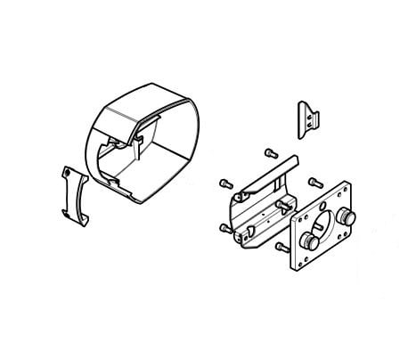 Came - Pièce Détachée Barriere Parking Fixation lisse Barrière GPX40
