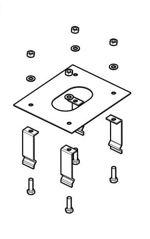 Came - Pièce Détachée Barriere Parking Base fixation Barrière GPX40