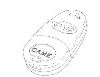 Came - Pièce Détachée Télécommande Coque émetteur - TOP-432NA - par 5 pcs