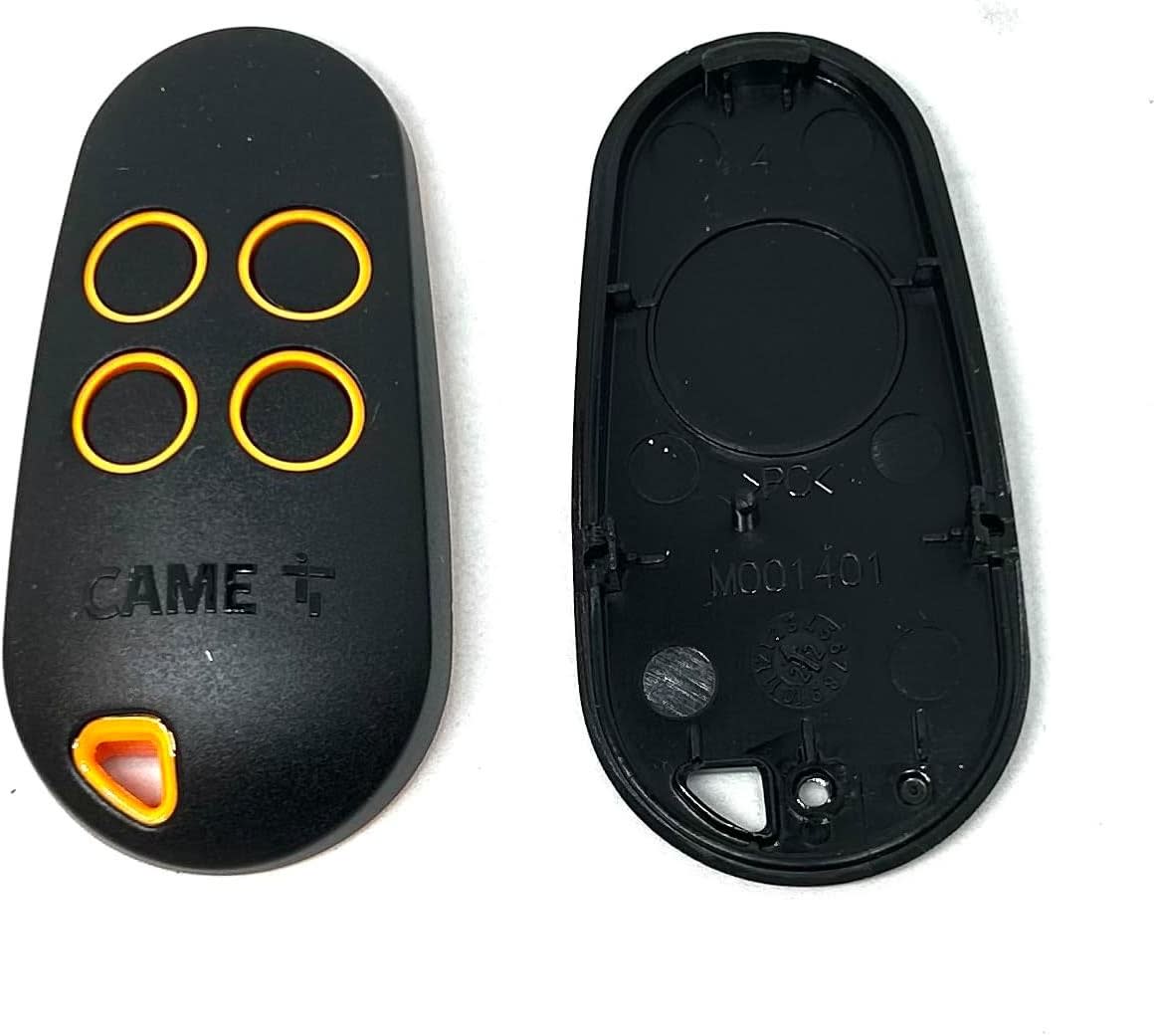 Came - Pièce Détachée Télécommande Coque télécommande. TOP4FRGN noire et ORANGE 5pz