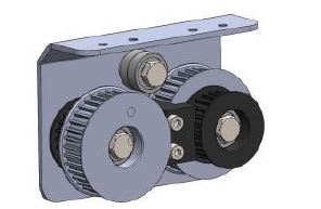 Came - Pièce Détachée Porte Automatique Coulissante Groupe renvoi sangle Série FLUO SL