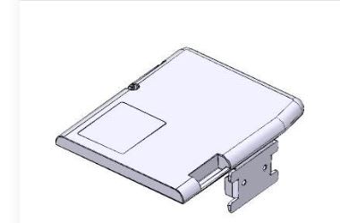 Came - Pièce Détachée Porte Automatique Coulissante Tête support droite FLUO SLB/SLS