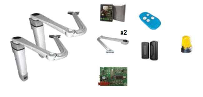 Came - Automatisme Battants KIT ARTICOLATO STYLO 1,8M 24V IRR ZLXM