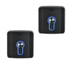 Came - Acc.Comm. Sélecteur De Commande Kit 2 Sélecteurs clé DIN d'extérieur