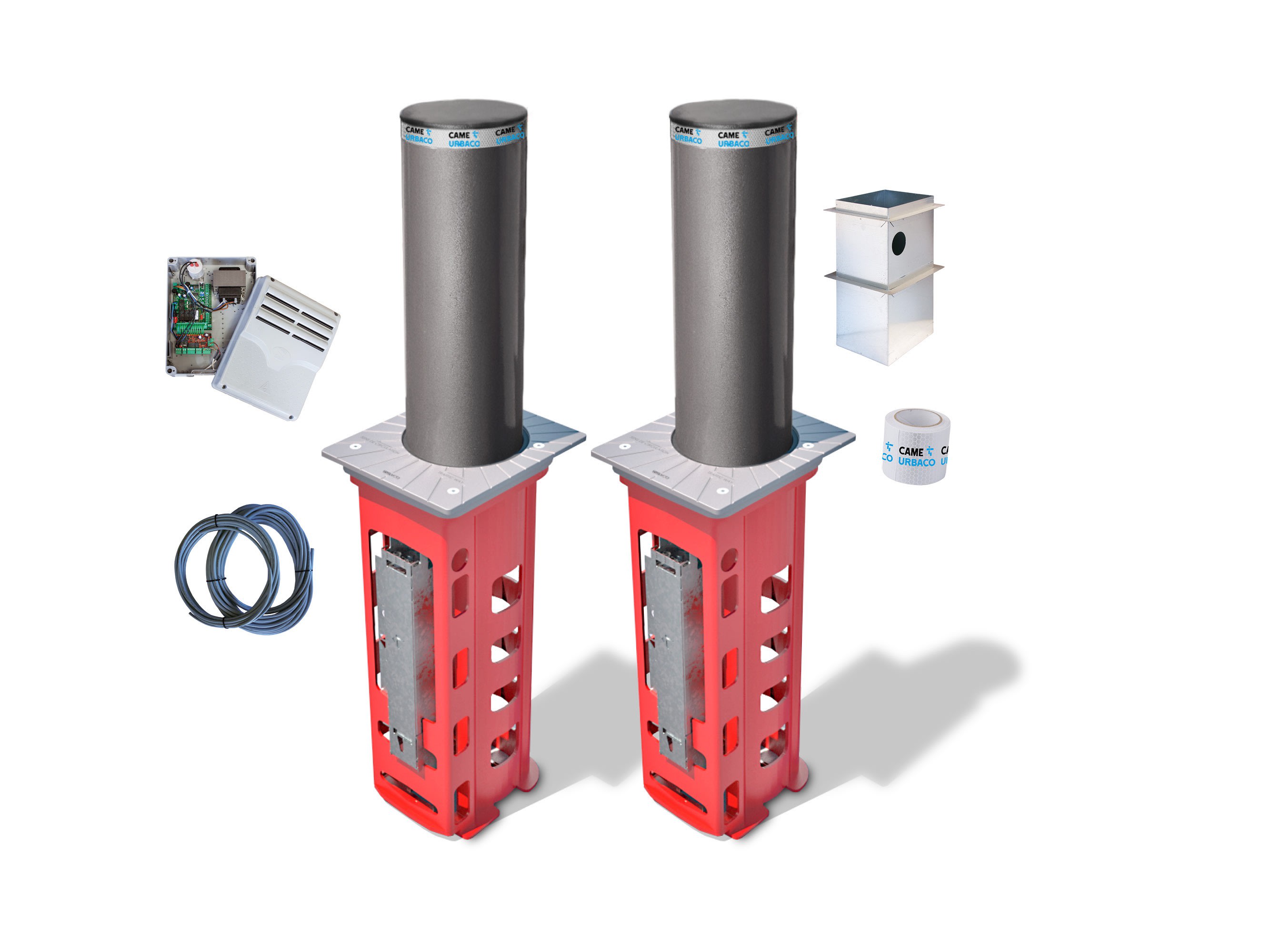 Came - Kit URBACO 2 Bornes G6 CYLINDER Ø250 H750-U20T-COFF