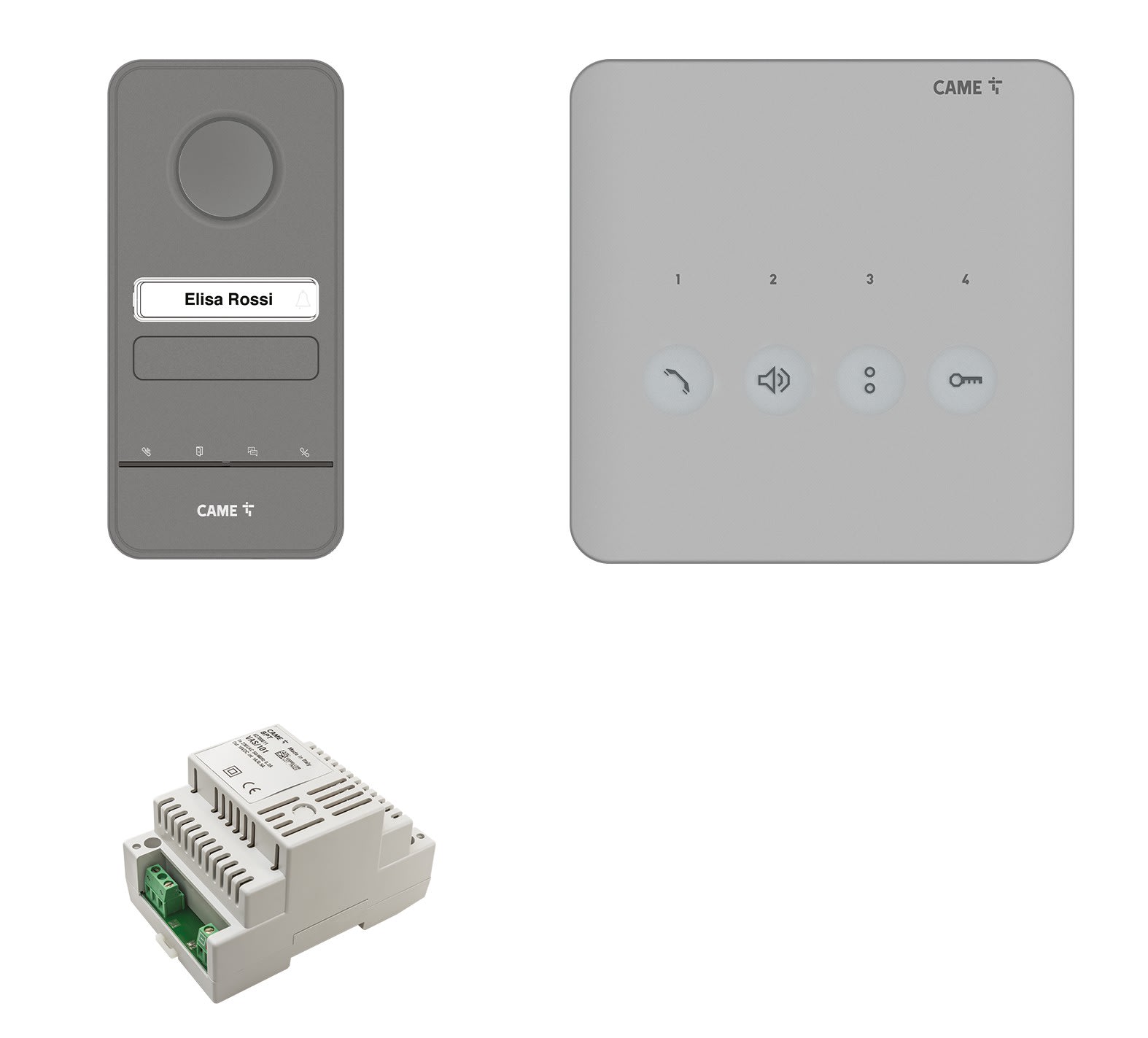 Came - Interphonie Bus X1 X2 PLXLHSAKIT-KIT AUDIO MONOF. PLX A+LHS Alimentation