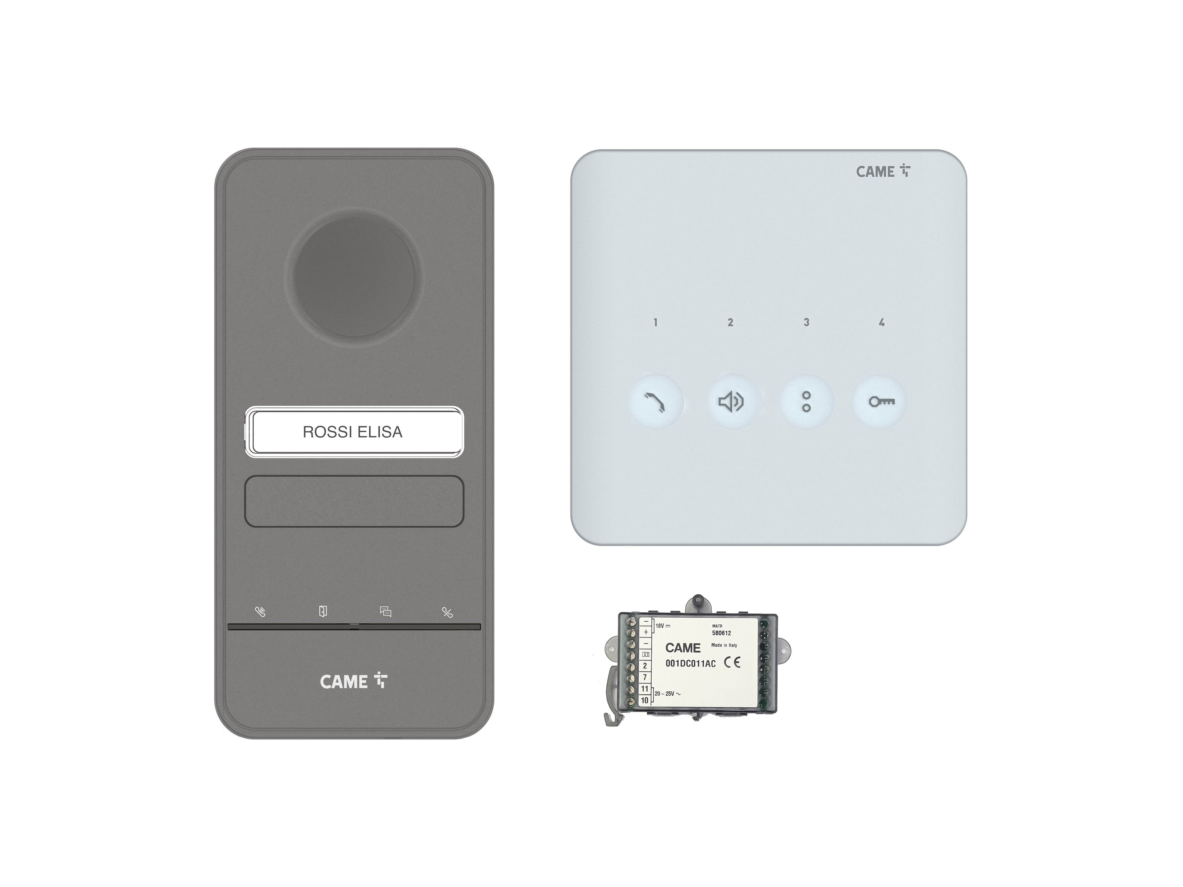 Came - Interphonie Bus X1 X2 PLXLHSAKIT-KIT S.A.AUDIO MONOF.PLX A+LHS Convertisseur