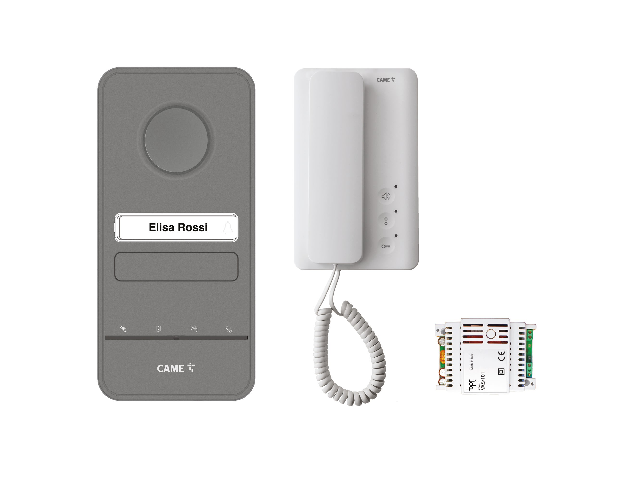 Came - Interphonie Bus X1 X2 AGTLHSAKIT-KIT AUDIO MONOF. AGT A+LHS