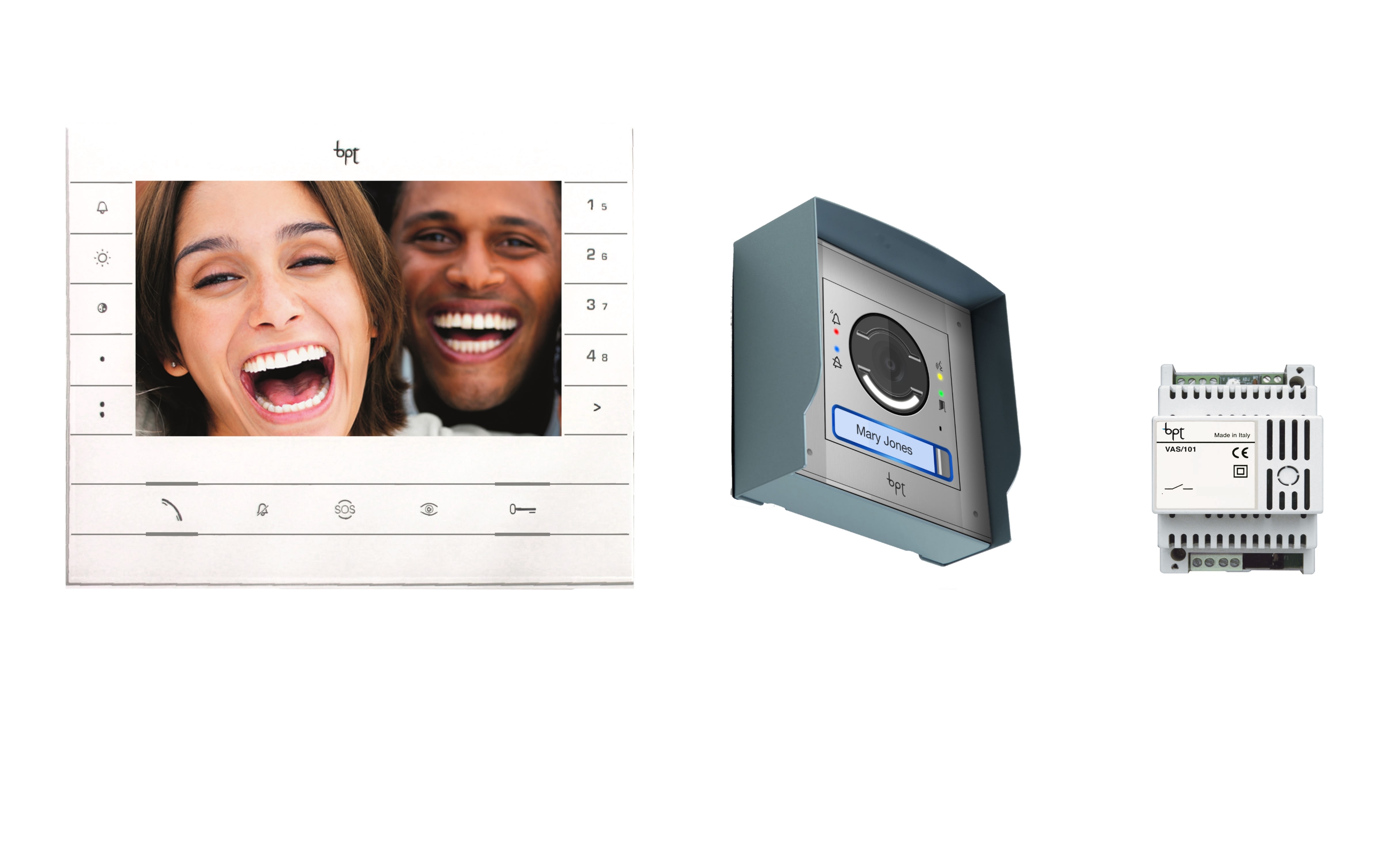 Came - Interphonie Bus X1 X2 Kit MTM Vidéo 1M + FUTURA alimentation