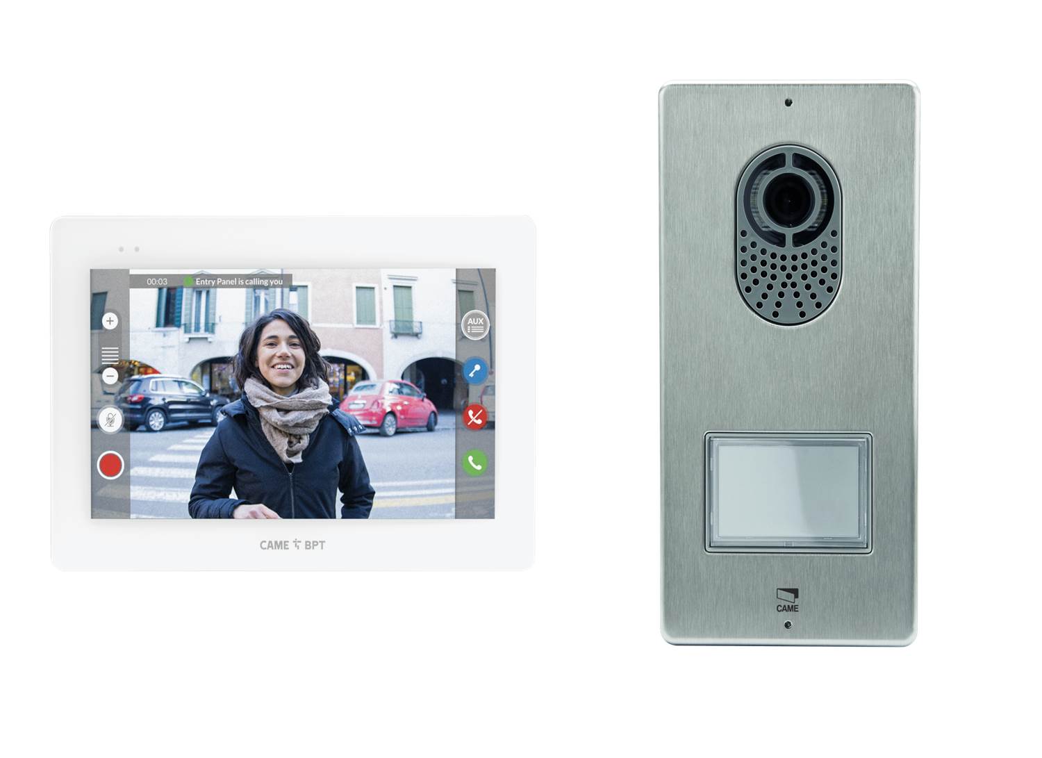 Came - Interphonie Bus X1 X2 XTS 7LVKIT-BF - Kit portier vidéo mono/bif