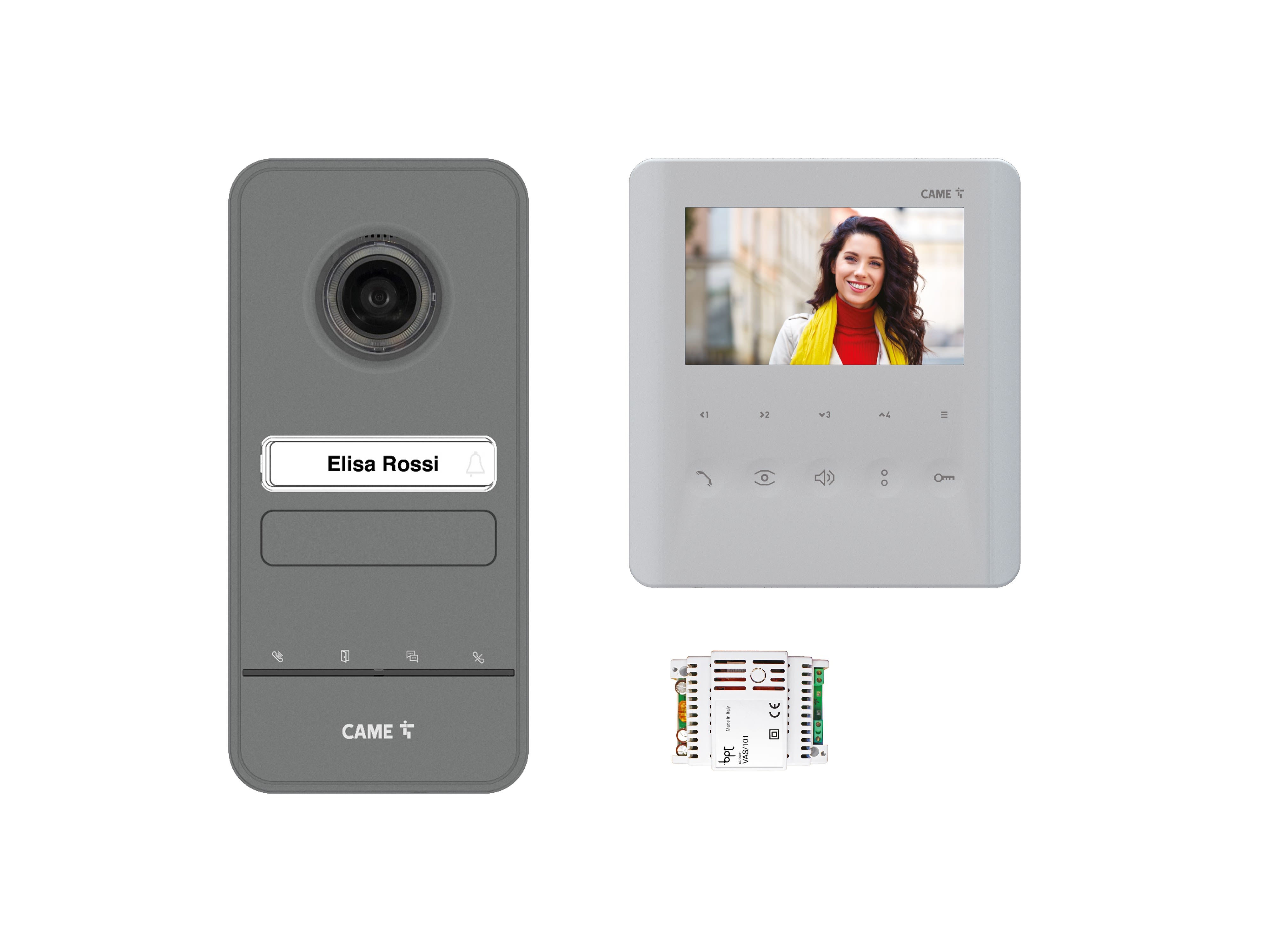 Came - Interphonie Bus X1 X2 PLXBFLHSVKIT-KIT VID.MONOF. PLX V BF+LHS Alimentation