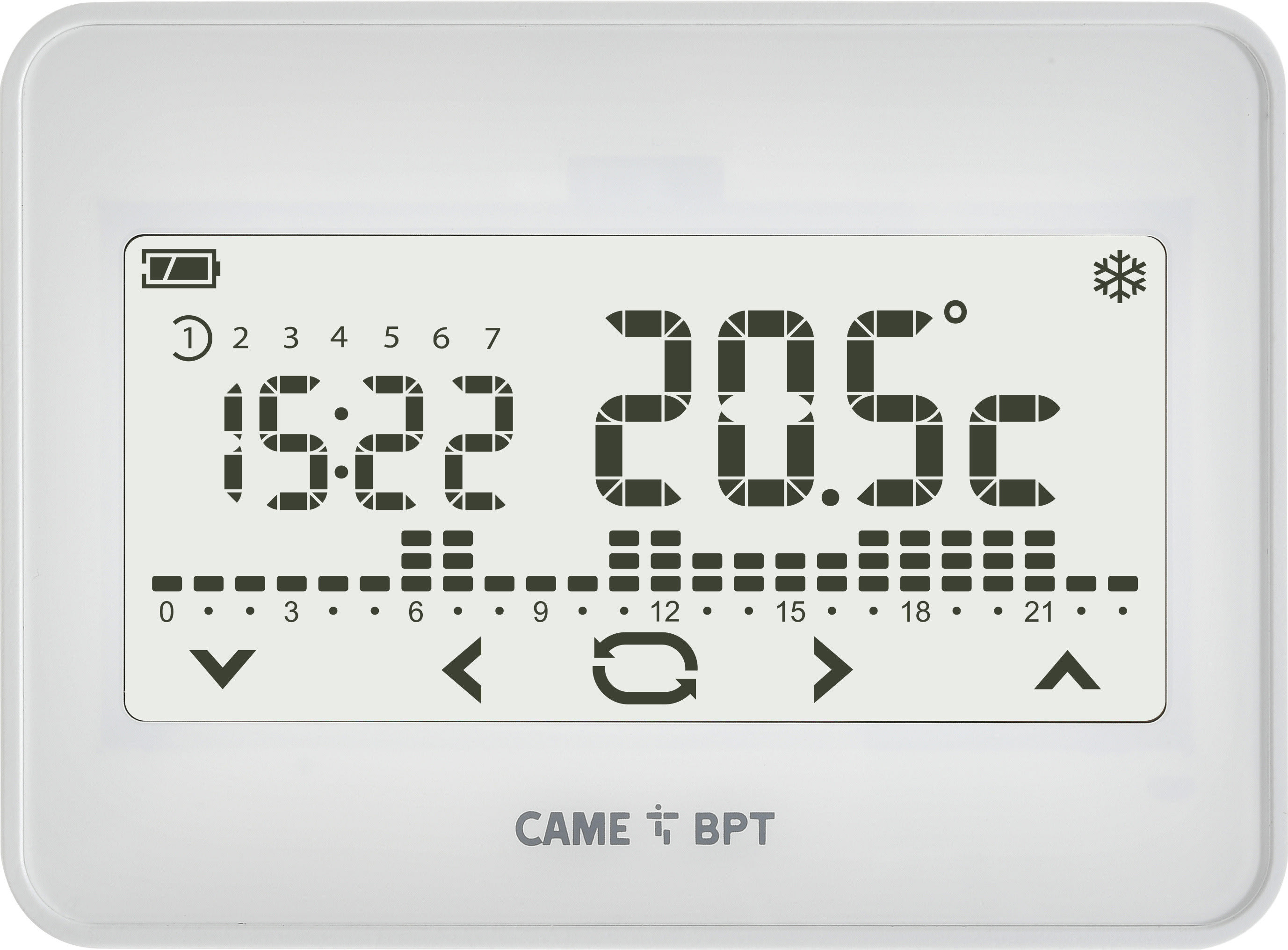 Came - Thermorégulation Pile TH/550 WH WL Chronothermostat Touch